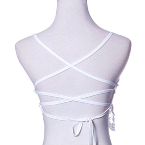 ✦NEW Crochet Lace White Crop Top✦ - Picture 8 of 8